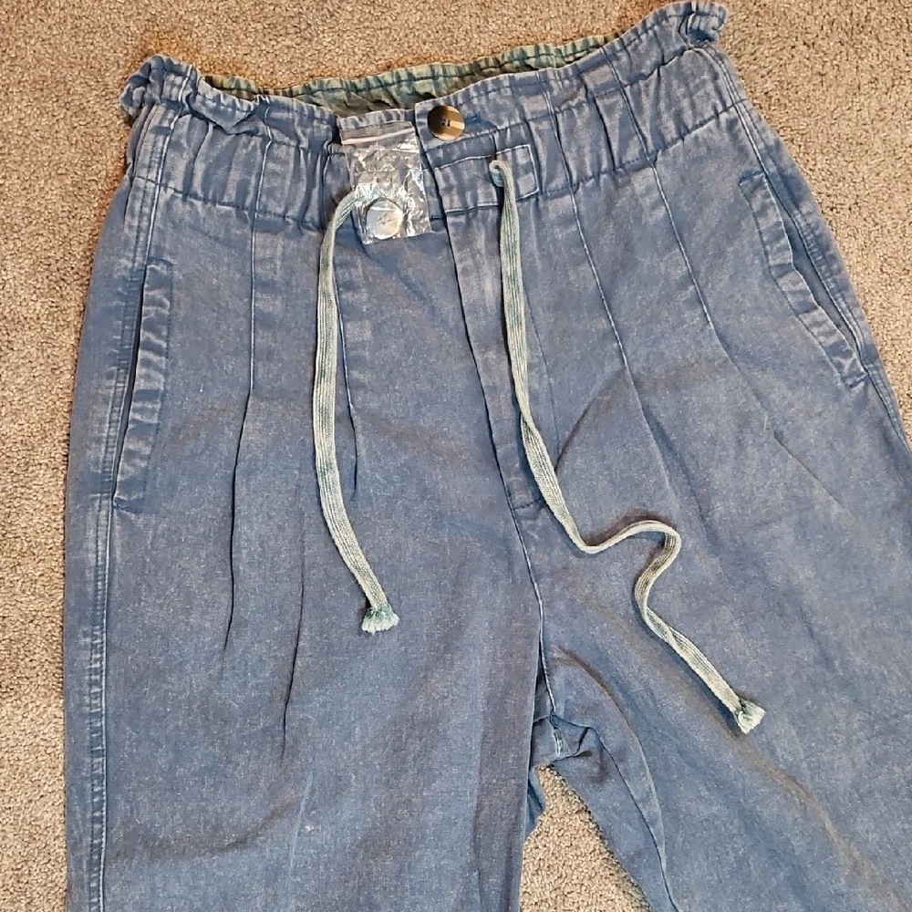 320 Oli & Hali Light Blue Drawstring Jeans - Picture 5 of 12